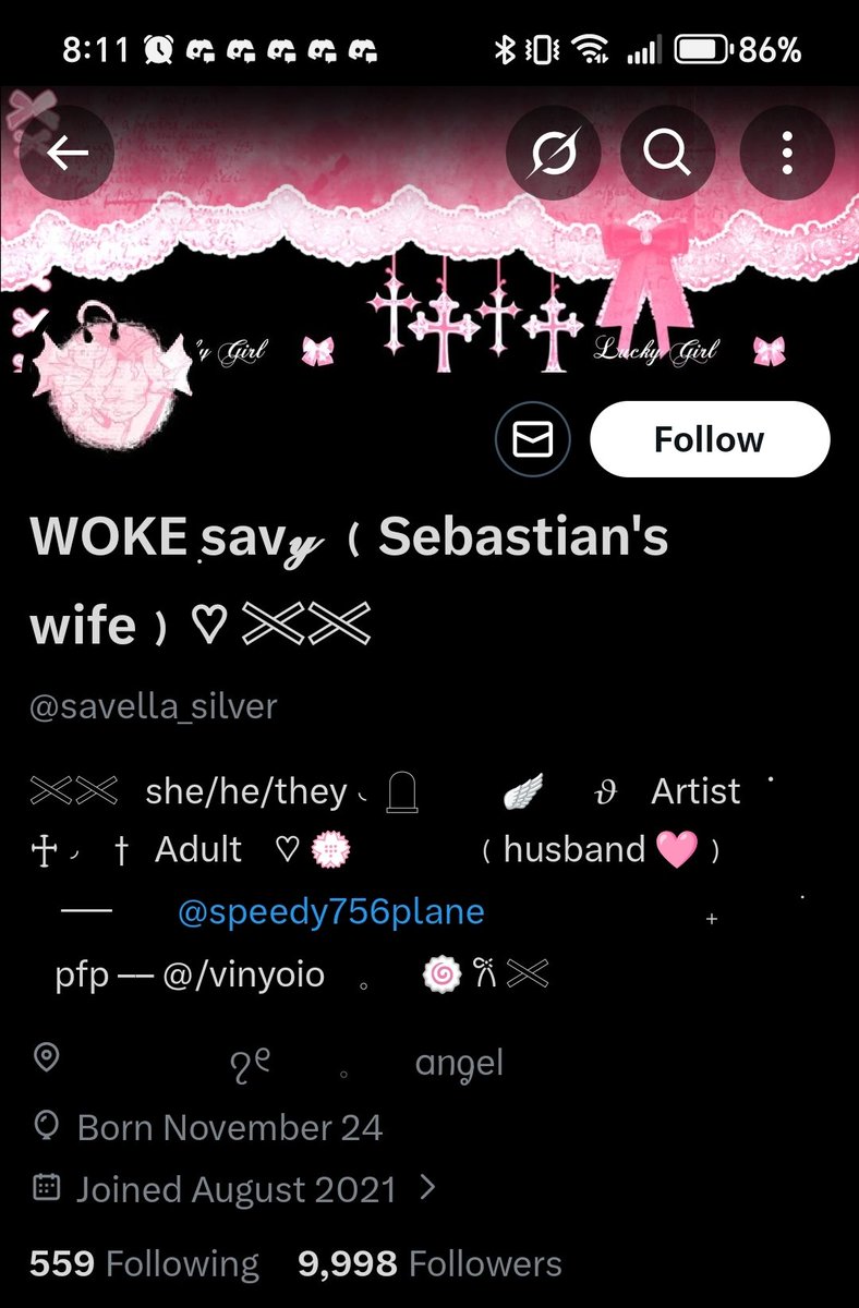 Pand3m0nium30's tweet photo. Isn't this ironic that they've lost thousands of followers that they're now under 10k? This shows that your claims can affect your account in a lot of different ways. Learn to take accountability, @savella_silver  and stop with the hate mob that you're currently leading. https://t.co/CabopJOCSC
