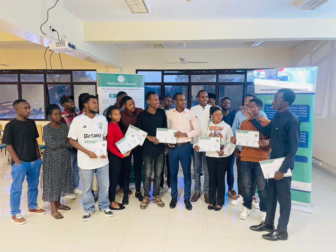 EduconnectR's tweet photo. 🎓 This Sunday, 31st May 2026, at the University of Rwanda – College of Business and Economics (CBE), 34 students successfully graduated from EduConnect Rwanda’s Data Analysis with Advanced Excel Program.

Huge Congratulations to them to them.
@UNDP @UR_Huye @Uni_Rwanda https://t.co/NWZzfkGgie