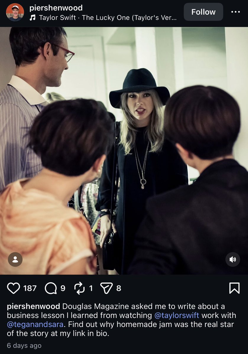 SOURtoBurn's tweet photo. In a column for Douglas Magazine, Piers Henwood shares a lesson he learned from Taylor Swift while managing Tegan and Sara, who were surprise guests during a show on The Red Tour at the Staples Center. https://t.co/7ieXXJIncA