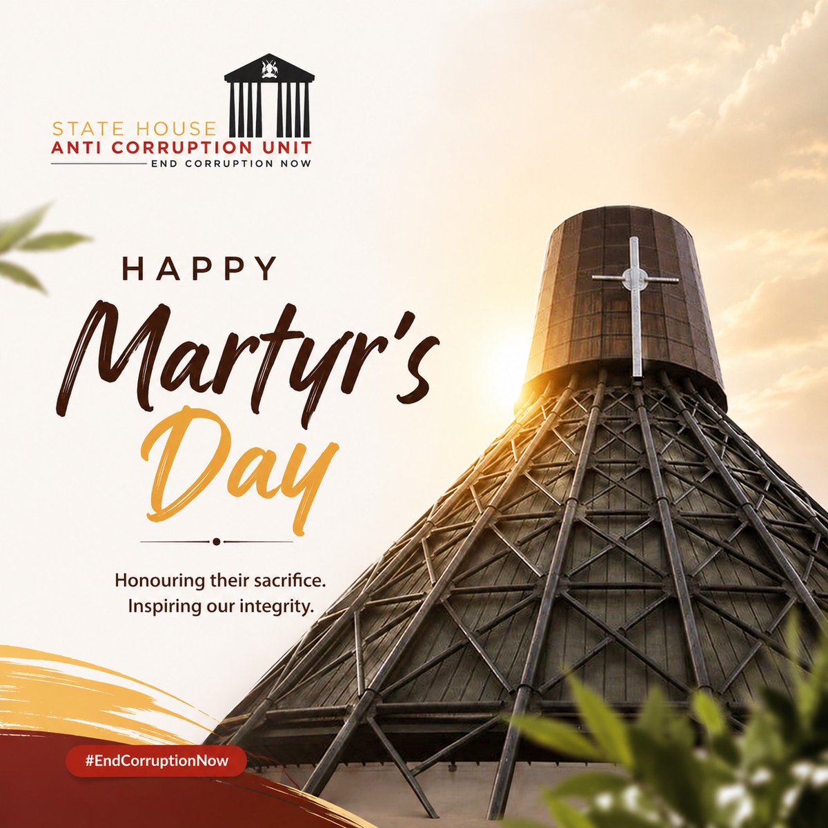 IbraKays's tweet photo. .@AntiGraft_SH: Today,we remember and honor the courage, faith and sacrifice of the Uganda Martyrs. 
May their legacy inspire us to uphold integrity, reject corruption, and serve our nation with honesty and dedication.
Happy Martyrs Day 🇺🇬! https://t.co/8zOi9jnz0g