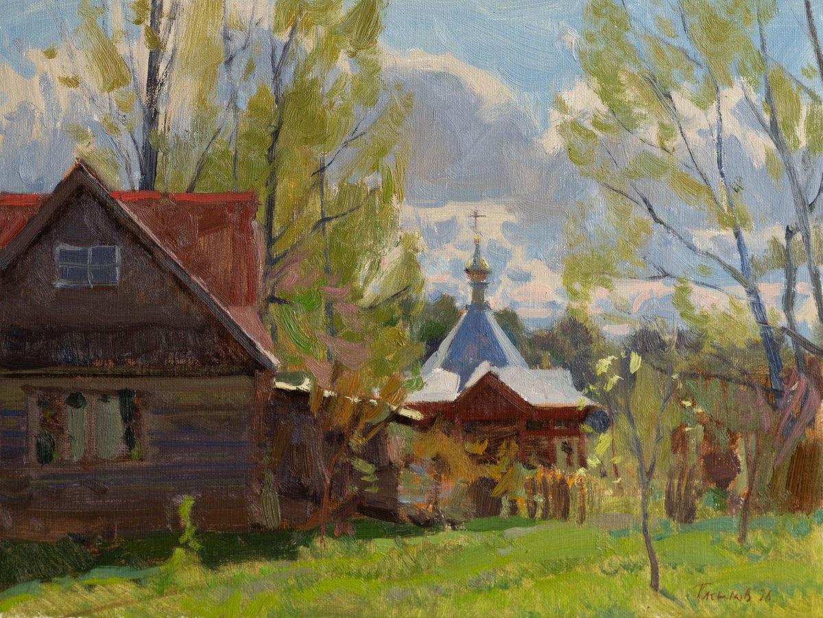pleshkov_art's tweet photo. Этюды с Академички 
Светлая весна. 2026. Холст, масло. 30х40 см.
#painting #pleinair #pleshkov #landscape https://t.co/kcHfMQ3z6n