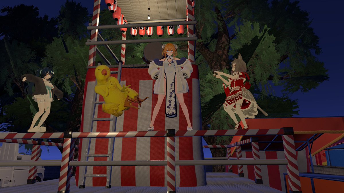 codetm1984's tweet photo. 今年は現実でも夏祭りに行きたいな✨
でもVRChatで仲良しなお友達と行く夏祭りも素敵だよね！
#VRChat https://t.co/hb1OZp5sj6