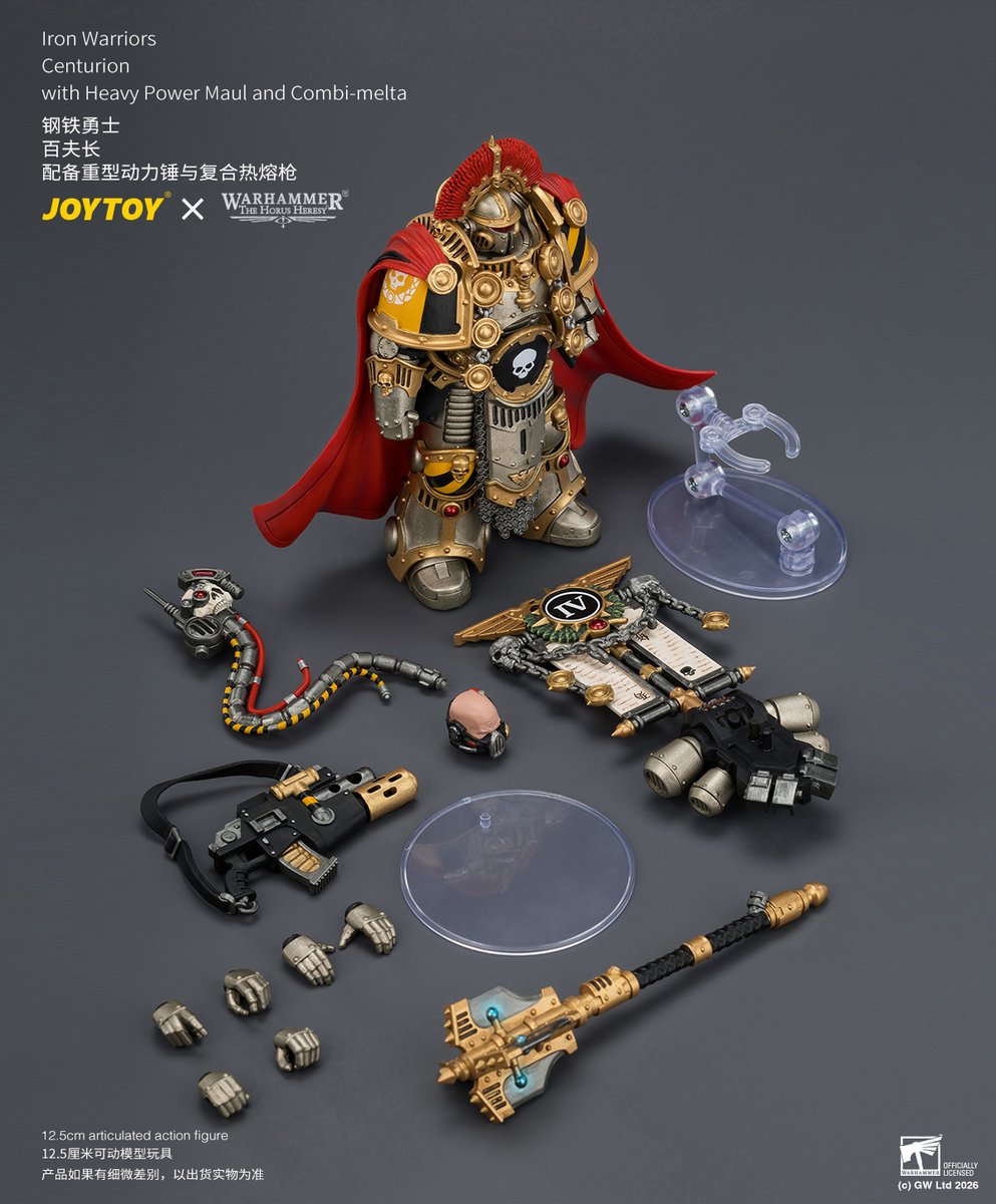 Joytoy_official's tweet photo. Iron Warriors
Centurion
with Heavy Power Maul and Combi-melta
#warhammer30k #warhammercommunity #warhammer #joytoy #toyphotography #toy #toyphoto #actionfigure #actionfigures #joytoyactionfigure https://t.co/5buJORtUnK