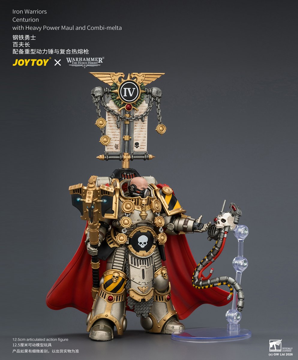 Joytoy_official's tweet photo. Iron Warriors
Centurion
with Heavy Power Maul and Combi-melta
#warhammer30k #warhammercommunity #warhammer #joytoy #toyphotography #toy #toyphoto #actionfigure #actionfigures #joytoyactionfigure https://t.co/5buJORtUnK