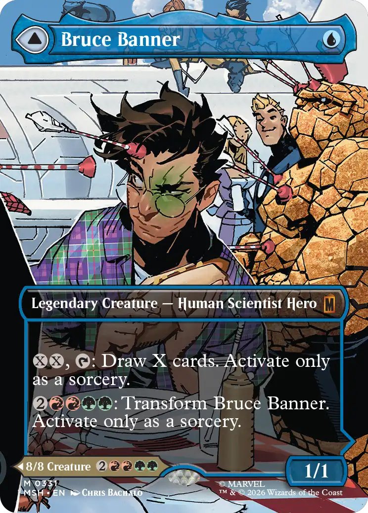 FenixNests's tweet photo. Behold this awesome Magic: The Gathering | Marvel Super Heroes Scene Card set by artist Chris Bachalo. The designs look, to me, to be inspired by John Romita Jr.'s designs.

#MtGxMarvel https://t.co/o1ocWd3diF