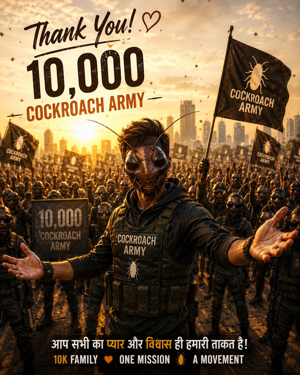 Cockroach Army 🇮🇳 tweet media