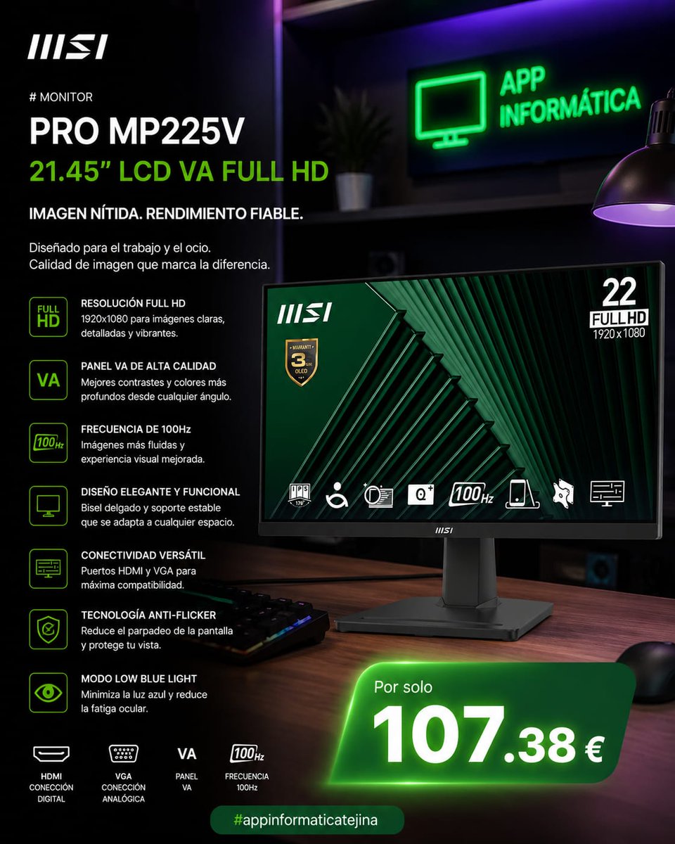 TejinaApp's tweet photo. La tecnología correcta marca la diferencia.
Descubre dispositivos y accesorios ideales para tu día a día, trabajo o entretenimiento.✨
Encuentra justo lo que necesitas al mejor precio.
Producto sujeto a disponibilidad
#appinformaticatejina https://t.co/ov1FqGfr3D