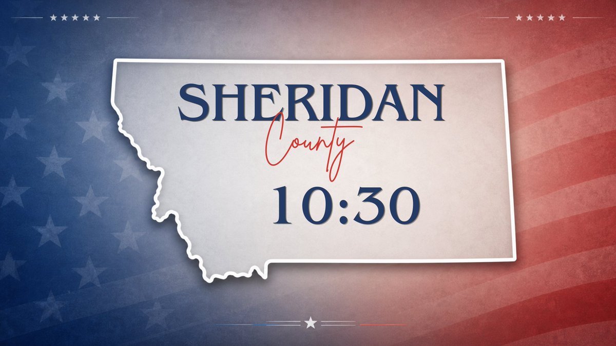 SOSJacobsen's tweet photo. Thank you and congratulations to the voters and election workers in Meagher, Powder River, Sheridan, and Custer counties! #mtnews #mtpol #mtvotes https://t.co/sy8LIAz5ci