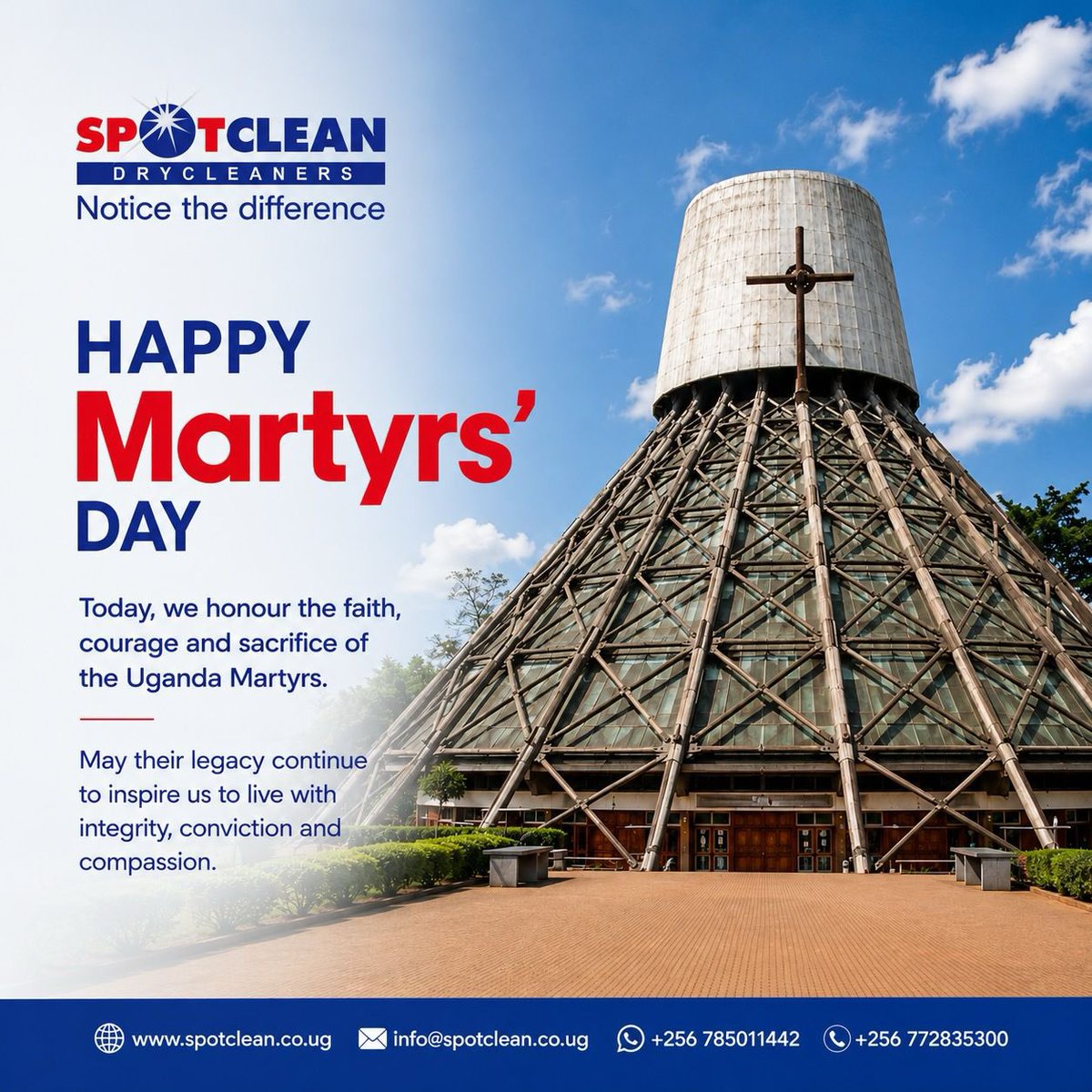 SpotcleanD's tweet photo. Today we honour the faith, courage and sacrifice of the Uganda Martyrs. 

Happy Martyrs’ Day. 🙏🏾 https://t.co/B78r3A7iNg