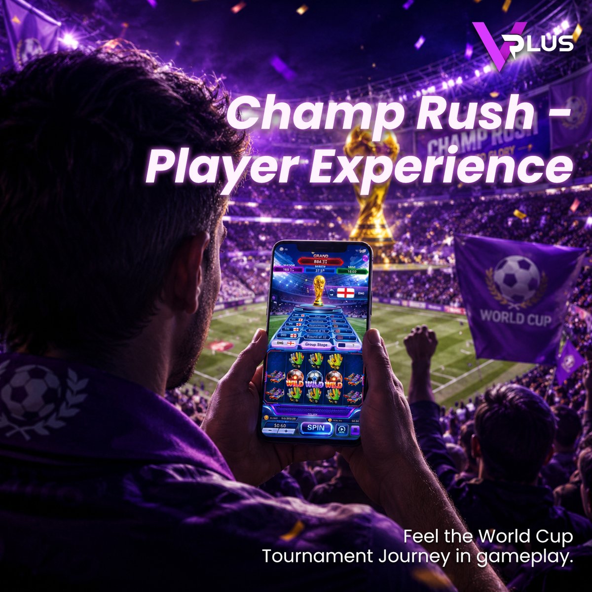 VPlusofficialhq's tweet photo. 🏆 Champ Rush – Experience
⚽ World Cup journey feel
🔥 Progressive immersion
🌍 Football-themed gameplay
#VPLUS #ChampRush #iGaming https://t.co/SrxeWaW6vI