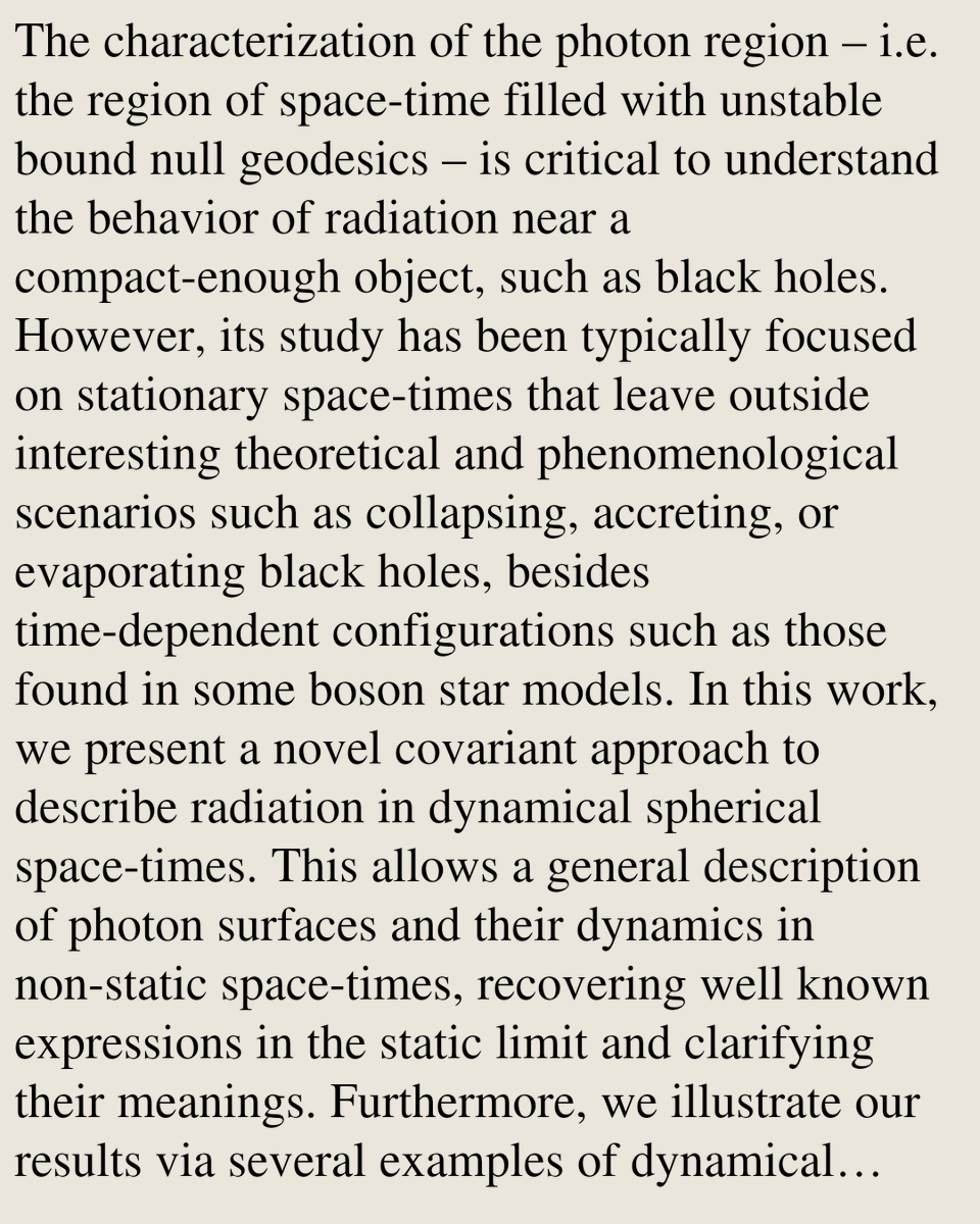 RelativityPaper's tweet photo. Photon spheres in dynamical space-times

David Díaz-Guerra, Ángel Rincón, Diego Rubiera-Garcia
https://t.co/S9zcz2FvpJ [𝚐𝚛-𝚚𝚌] https://t.co/Kx1jmuoPDg