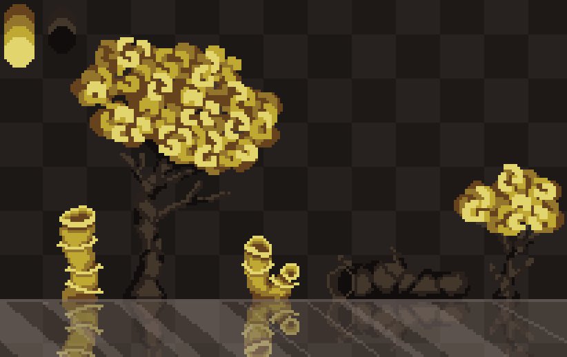 A__Soulstice's tweet photo. Macaroni trees and reeds

Results of messing with different tree textures 

#pixelart #aseprite https://t.co/9ziXUL9jAe