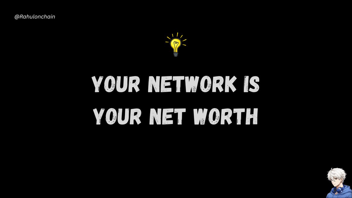 RahulOnChain's tweet photo. hear me out..

your posts aren't getting reach?

no problem your connections will save you.

your content isn't performing well?

no problem your connections will save you.

need help with something?

no problem your connections will save you.

at the end of the day, the one thing that can save you is your connections

that's why i think this is the best time to build connections because there's less noise rn

which means people are more likely to notice & remember you.

thoughts?