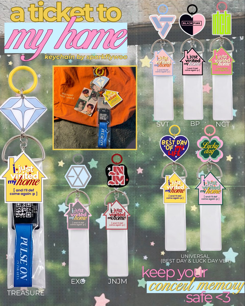 sparkflywoo's tweet photo. catalogue lengkap ada di link order yapzzz, semua bisa custom kecuali a ticket to my home keychain 🫰 https://t.co/I4F73BqDg5