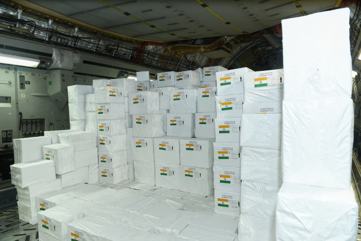 HCI_Singapore's tweet photo. India stands with Africa in its fight against Ebola.

Responding to a request from the African Union Commission, India has delivered urgent medical assistance to support Africa CDC’s Ebola response efforts. Following an initial 2.5-ton shipment, a second tranche of 43 tons of medical supplies reached Kampala on 2 June 2026. It reflects India’s enduring commitment to Africa’s public health resilience and preparedness.

@MEAIndia Press Release: https://t.co/ANFncIhITp

#IndiaAfrica #EbolaResponse #AfricaCDC