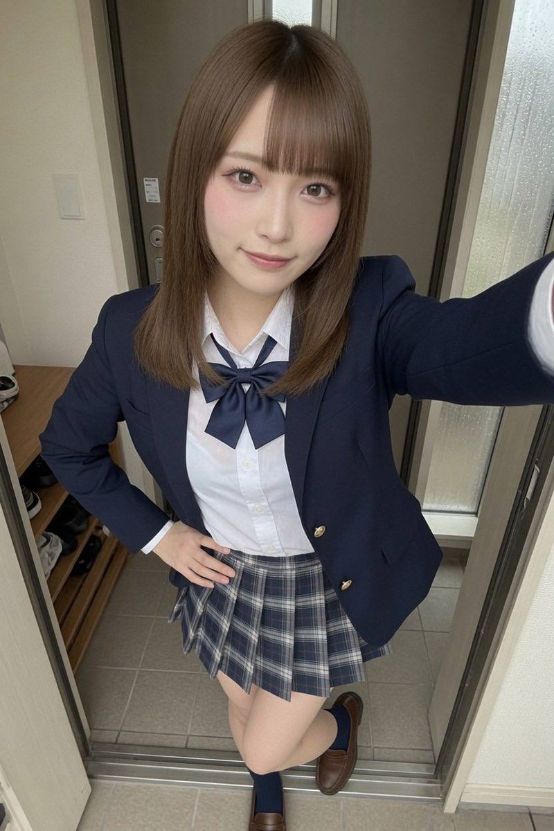 LocalGirlsArc's tweet photo. 日奈やで☁️

朝は降ってなかったから油断してたら、帰りに普通に雨やった☔️
傘持ってなくてちょっとだけ濡れた（笑）
髪まとまらんし最悪や〜って思ったけど、それも含めて今日って感じ。
みんなはちゃんと傘持ってた？
#JK #女子高生 #日常 #自撮り #fyp #fypシ https://t.co/yIhPL6QeW2