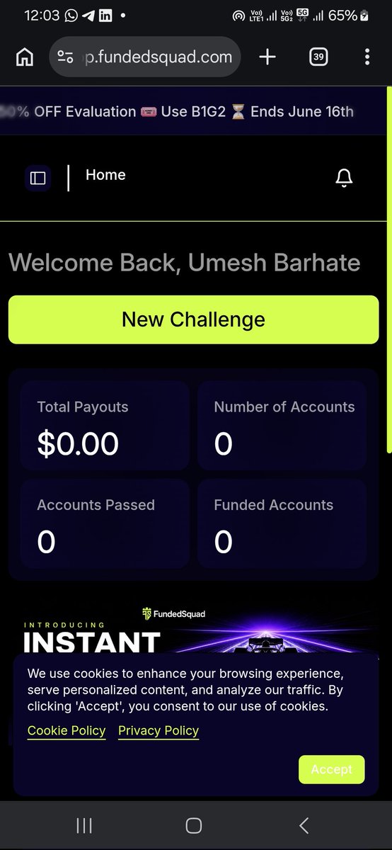 umesh_barhate's tweet photo. @Abhinandanfx @fundedsquad Done bhai. @PolicyInsightor @fx_udb https://t.co/O9ATxhyKEk