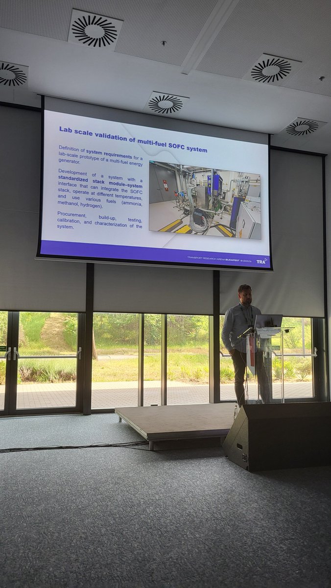 FuelsomeProject's tweet photo. 📢 #FuelSOME was successfully presented at #TRA2026 (18–21 May)!
The project paper showcased FuelSOME’s vision and first results across all work packages, with a focus the strong progress of the Solid Oxide Fuel Cell, with significant potential for future sustainable energy. https://t.co/jNhpWrCGFu