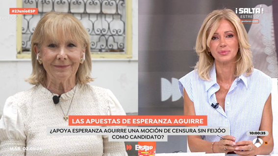 atresmediacom's tweet photo. #Audiencias I

👉 @EspejoPublico vuelve a superar a su inmediato competidor anotando un 13% este martes

📺 Es visto por 330.000 seguidores de media y 2,1 millones de espectadores únicos

📊 Se impone otra vez al programa de su rival directo en coincidencia con +1,1 puntos de ventaja (13,9% vs 12,8%)