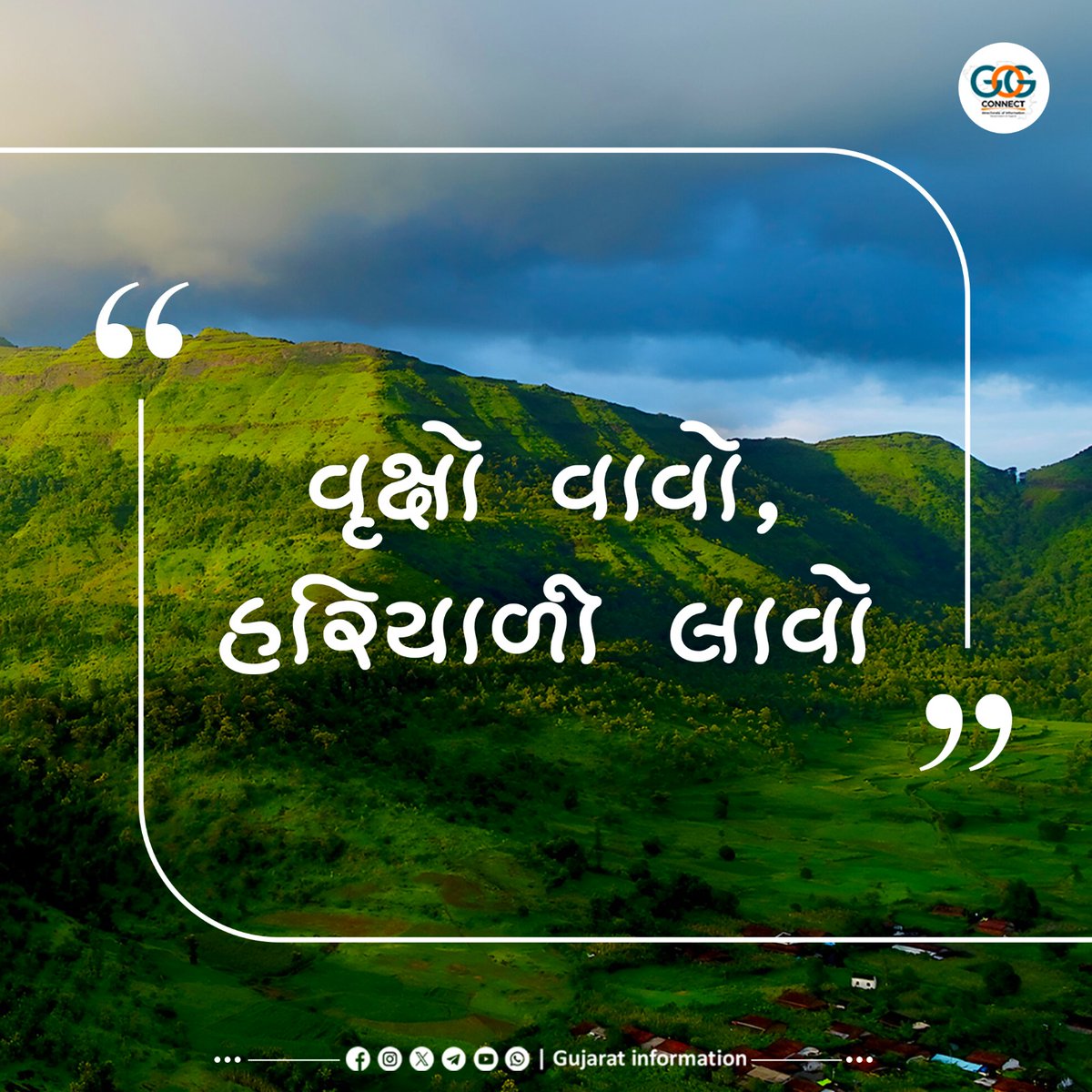 InfoGujarat's tweet photo. વૃક્ષો વાવો, હરિયાળી લાવો...

#एक_पेड़_मॉं_के_नाम
#GreenGujarat
#WorldEnvironmentDay2026 https://t.co/XlQLpAibhT