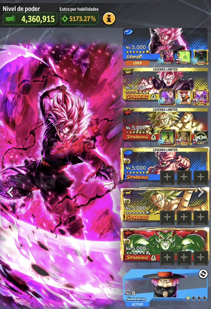 Paybacksu's tweet photo. EL MEJOR EQUIPO DEL JUEGO 

Los verdes le dan igual a BlackXV con su gauge al 2.

Al transformable le da igual todo, no puedes matarlo, sin más.

Broly es un DMG dealer superior a Gogeta (en practicidad) 

Que ningún player se presente porque no tiene sentido... https://t.co/FMIYzFJecX