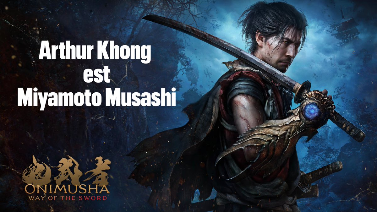 BastienDrucker's tweet photo. 🇫🇷 OFFICIEL : @arthur_khong sera Miyamoto Musashi dans le jeu "Onimusha: Way of the Sword" qui sortira le 25 septembre 2026 chez @capcom_france https://t.co/xhN2fZ0IdG