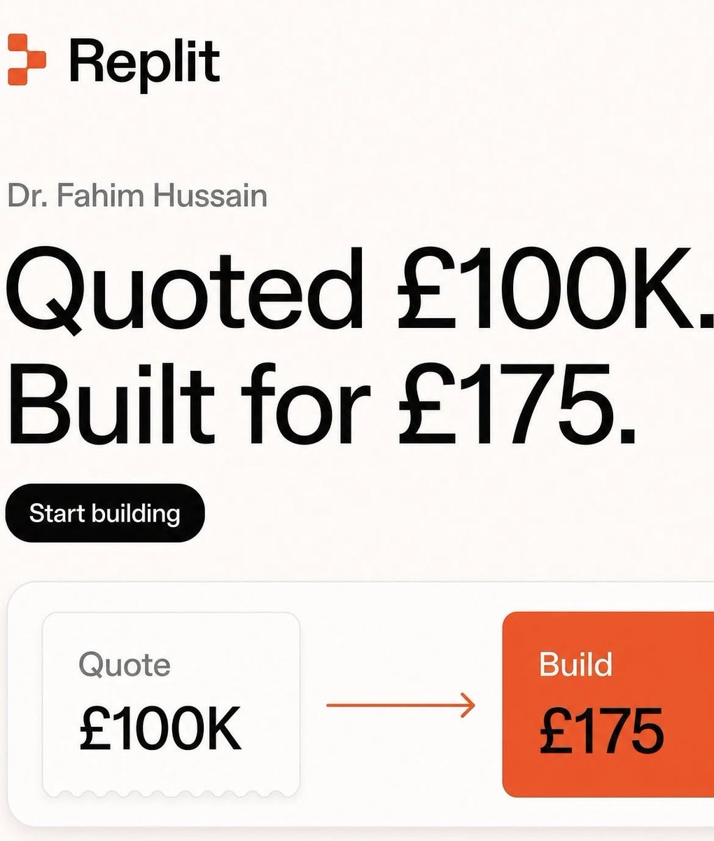 FlowAtlasapp's tweet photo. The barrier to building is collapsing.

What used to cost £100k+ agencies and dev teams can now be prototyped in days.

We’re entering the era of software leverage.

Built with @Replit

https://t.co/RvVeA98nlE

#AI #BuildInPublic #Startups #SaaS https://t.co/gnCjRmHpyj