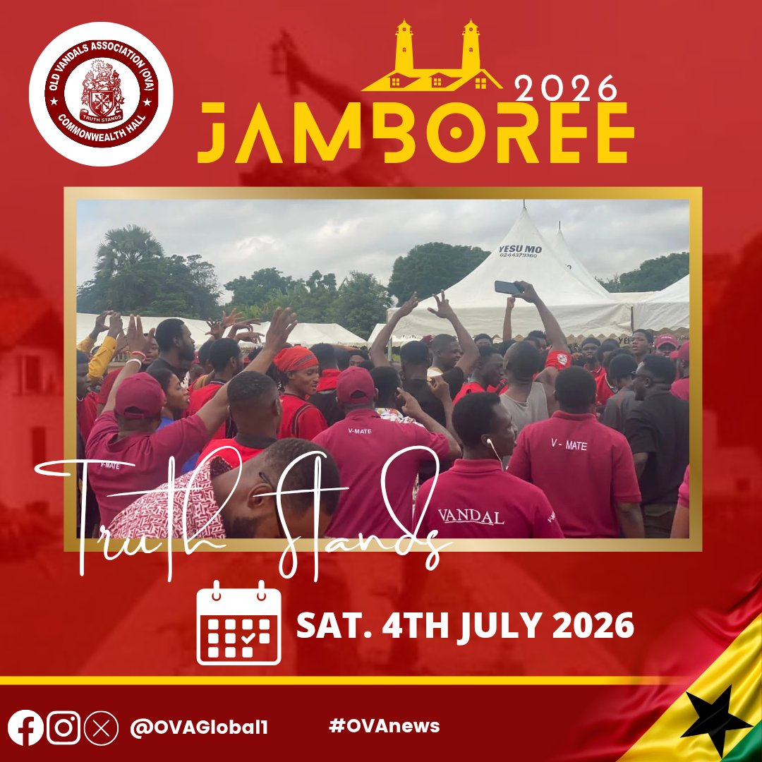 Ehansoni1's tweet photo. "We are together! We stay together! That is why we are Vandals" I.K.Gyasi (2023)

#JAMBOREE  #SAT4JULY2026 https://t.co/jJGCYMmA0B