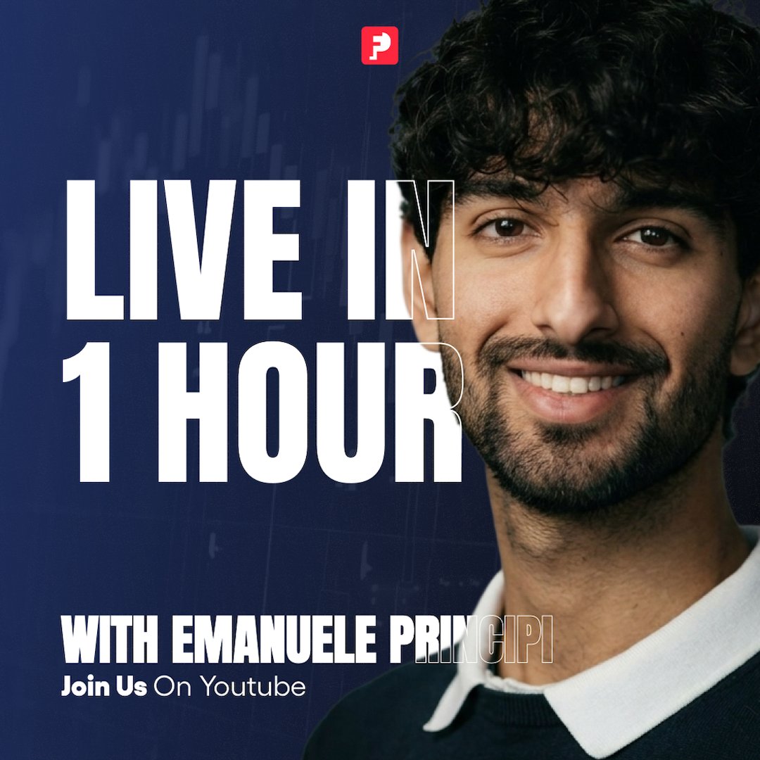 FunderPro's tweet photo. LIVE IN 1 HOUR. 🔴

The best part about live trading?

You see the thinking before the move.

See you in the stream. 👀
🔗 https://t.co/A8zSpMTXPX https://t.co/KXPaAKeDc1