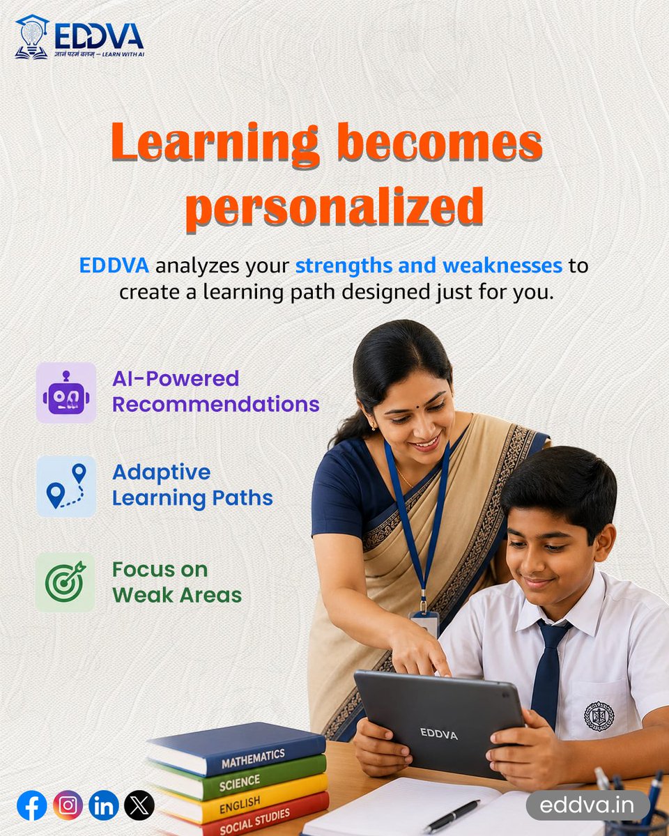 eddv_a's tweet photo. 2 hours a day. Smarter learning. Better results.
With EDDVA, every study session brings you closer to your goals. 

Explore the future of digital education with @eddv_a
Visit: https://t.co/GtlpghqRkC

#EDDVA #SmartLearning #EdTech #FutureOfEducation #AIinEducation https://t.co/8B6zTsYZBm