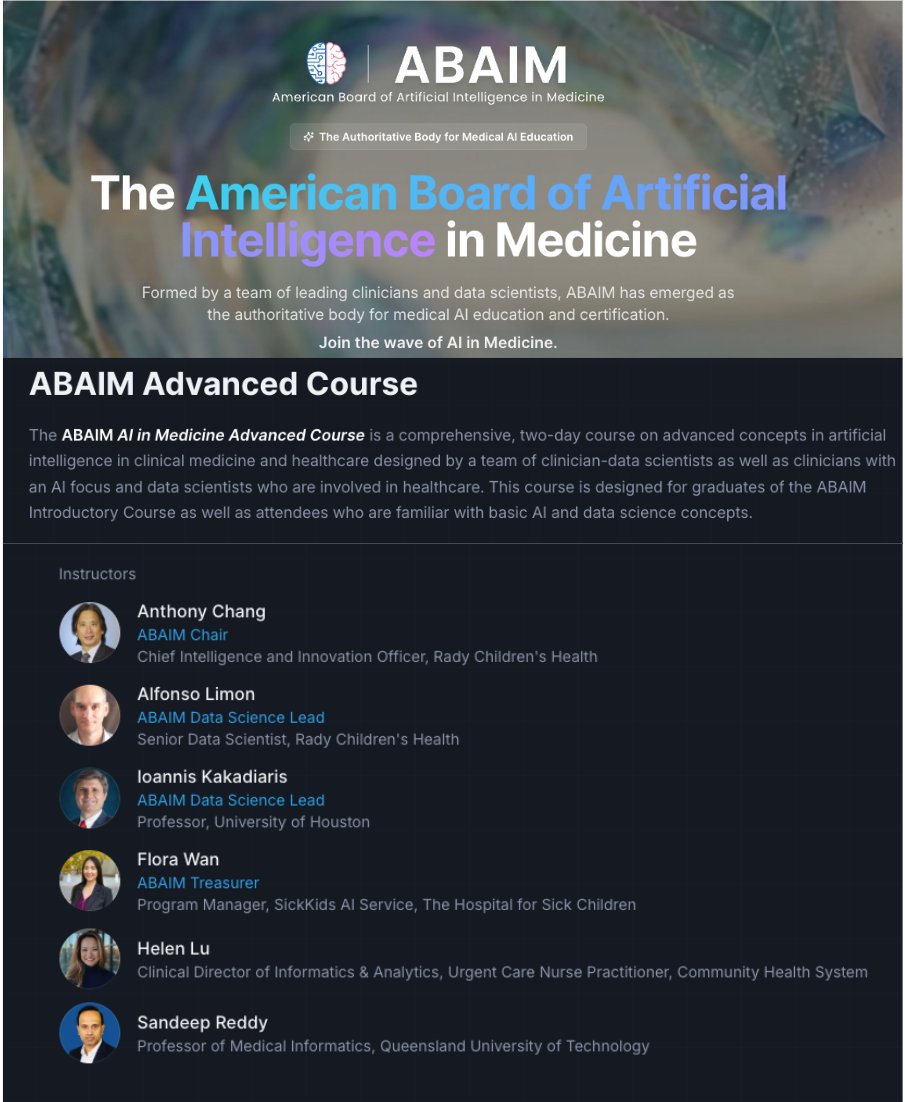 docsunny100's tweet photo. #ABAIM #Course
Looking forward to participating as a guest faculty in the ABAIM Advanced Course this weekend. More details here: https://t.co/UiDKggui4p https://t.co/M5j3it9xig