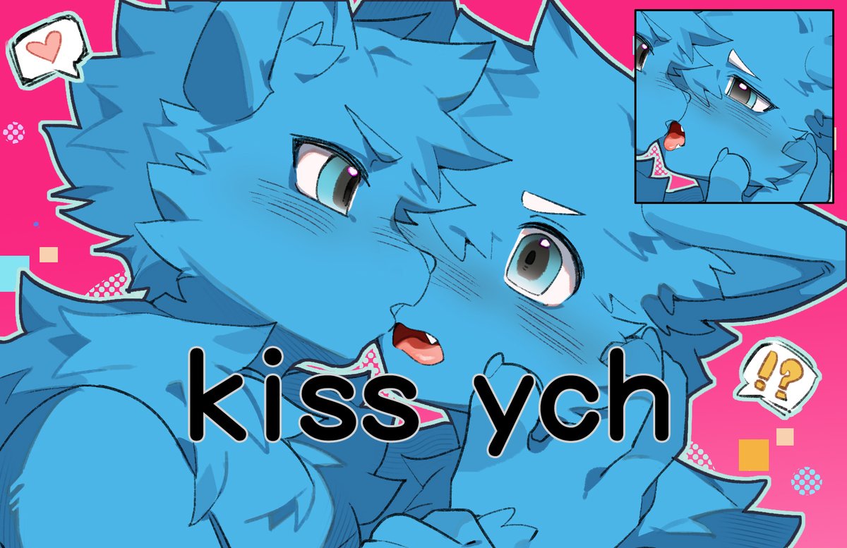 zibao999's tweet photo. kiss YCH 30USD If you need YCH, please message me privately https://t.co/Q6FoL91WDf