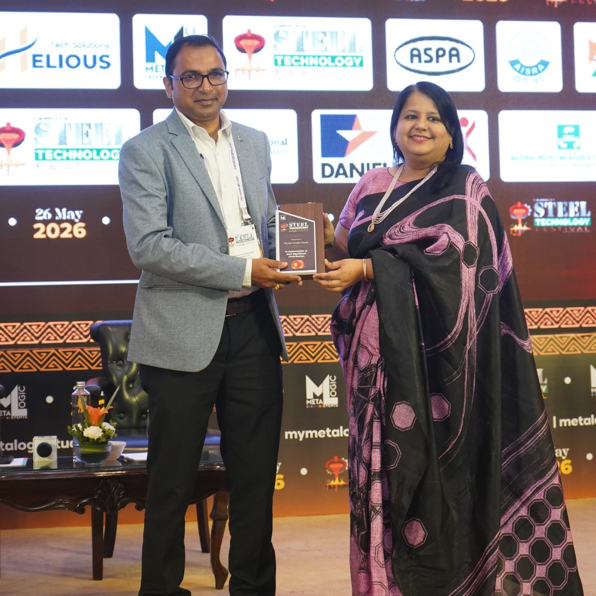 primetals's tweet photo. Proud to join the Steel Technology Festival 2026 by @metalogicpms in New Delhi. 🇮🇳 The event focused on the key drivers shaping the future of steel in India: next-generation technologies 🚀, #decarbonization, energy transition ♻️, and #digitaltransformation. 🌐 https://t.co/SAGwYboLuU