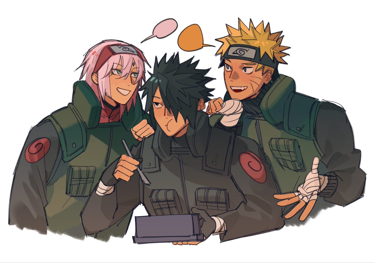 boxlimee's tweet photo. #naruto
Sakura and Naruto talking over Sasuke while hes trying to eat https://t.co/ossbliIEOi