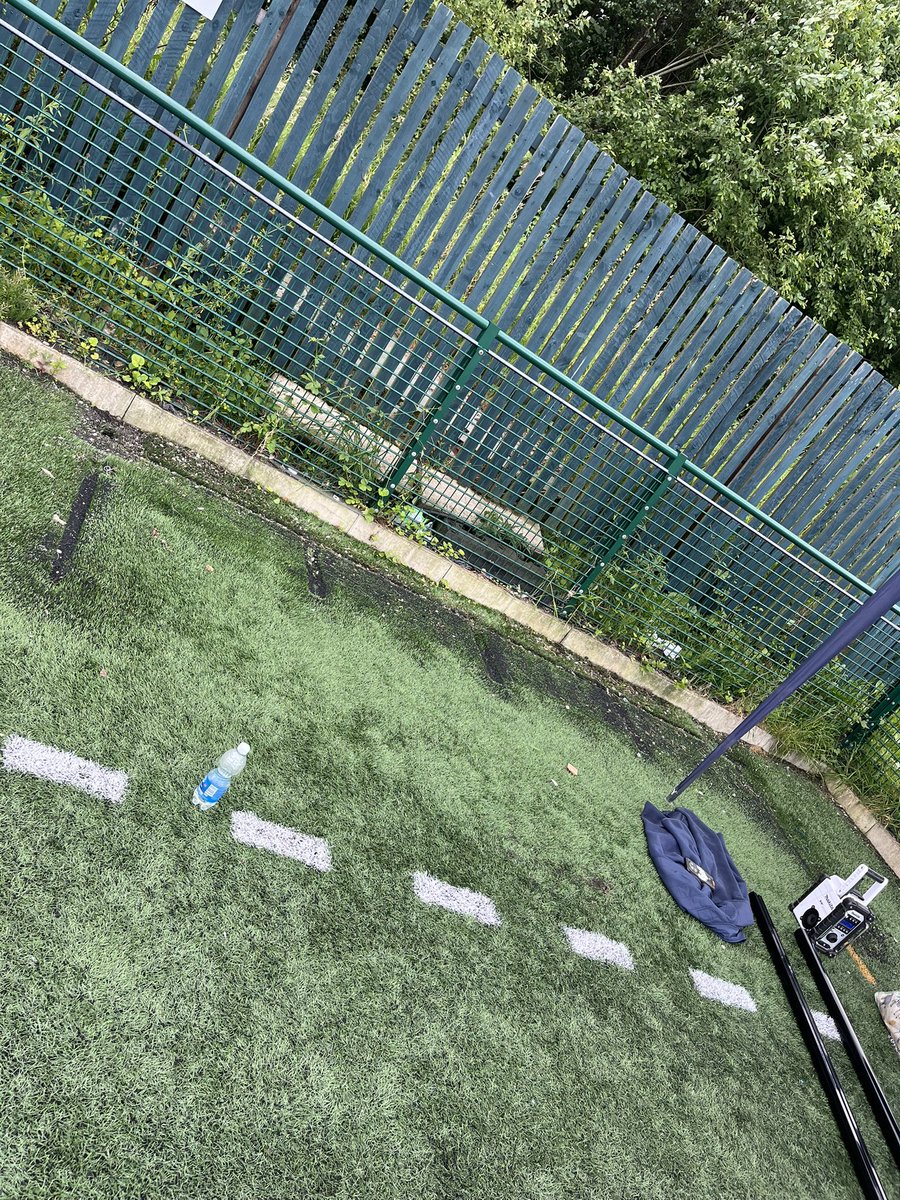 the_tinkerman's tweet photo. Now all the finals finished it’s time to crack on with ground improvements busy summer #upthero any local businesses want to help out get in touch https://t.co/giUZ6zT4x2