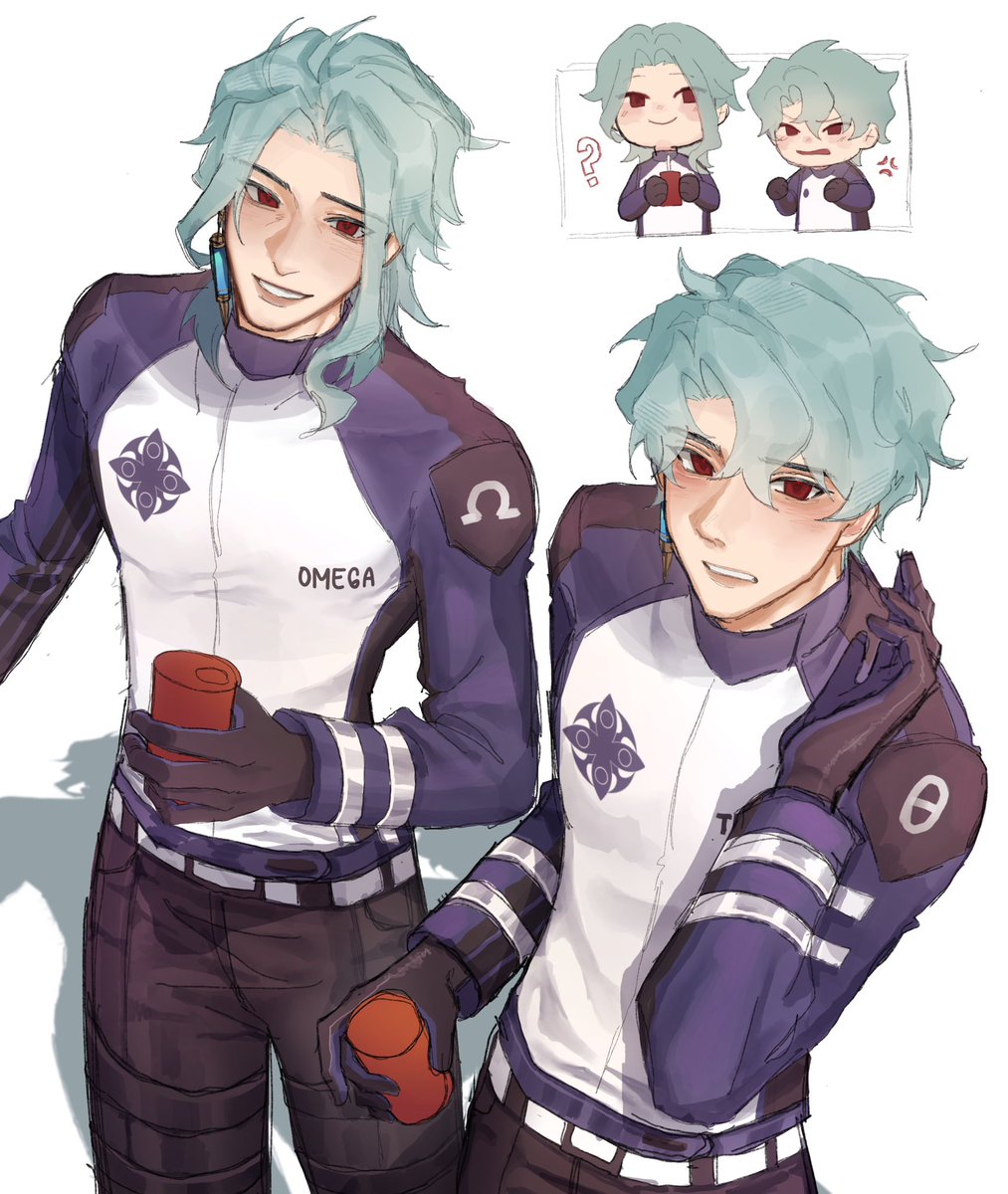 bluwjpeg's tweet photo. drew them again #dottore https://t.co/KTKCljjydG