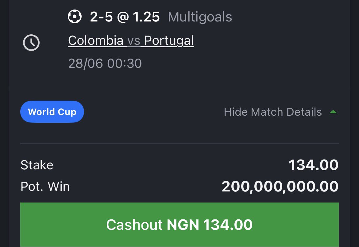 HolaSteve4's tweet photo. World 🌍 Cup 🏟️ 13th - 28th ⚽️ 

136,473 odds           VMK52J (50games)

Multigoals 

RT 🔁 https://t.co/aVj6gjB1NS