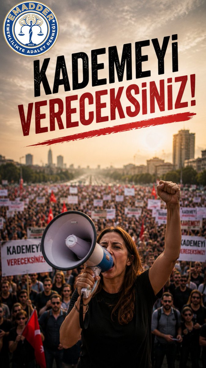 EylemBolukbas's tweet photo. Bir gecede çıkan yasayla milyonların hayatı karartıldı.

Şimdi kademeli emeklilik ile düzeltilmesi zorunluluktur.

@EmadDernegi 
#KademeyiVereceksiniz https://t.co/1LeDk3qc28