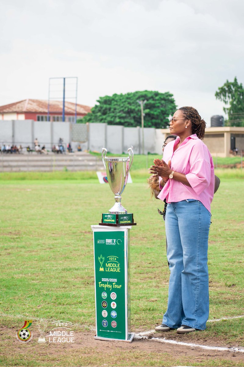 RFAVolta_'s tweet photo. MAMA BOBI III brought that special touch to the Grand Finale of the Mart 'D' Electricals @RFAVolta_ Div 2 Middle League. Her participation added an important Cultural Mix, emphasizing the role of Traditional Leadership in promoting sports development and community engagement.

👇🏼 https://t.co/mNGrdCKBU9