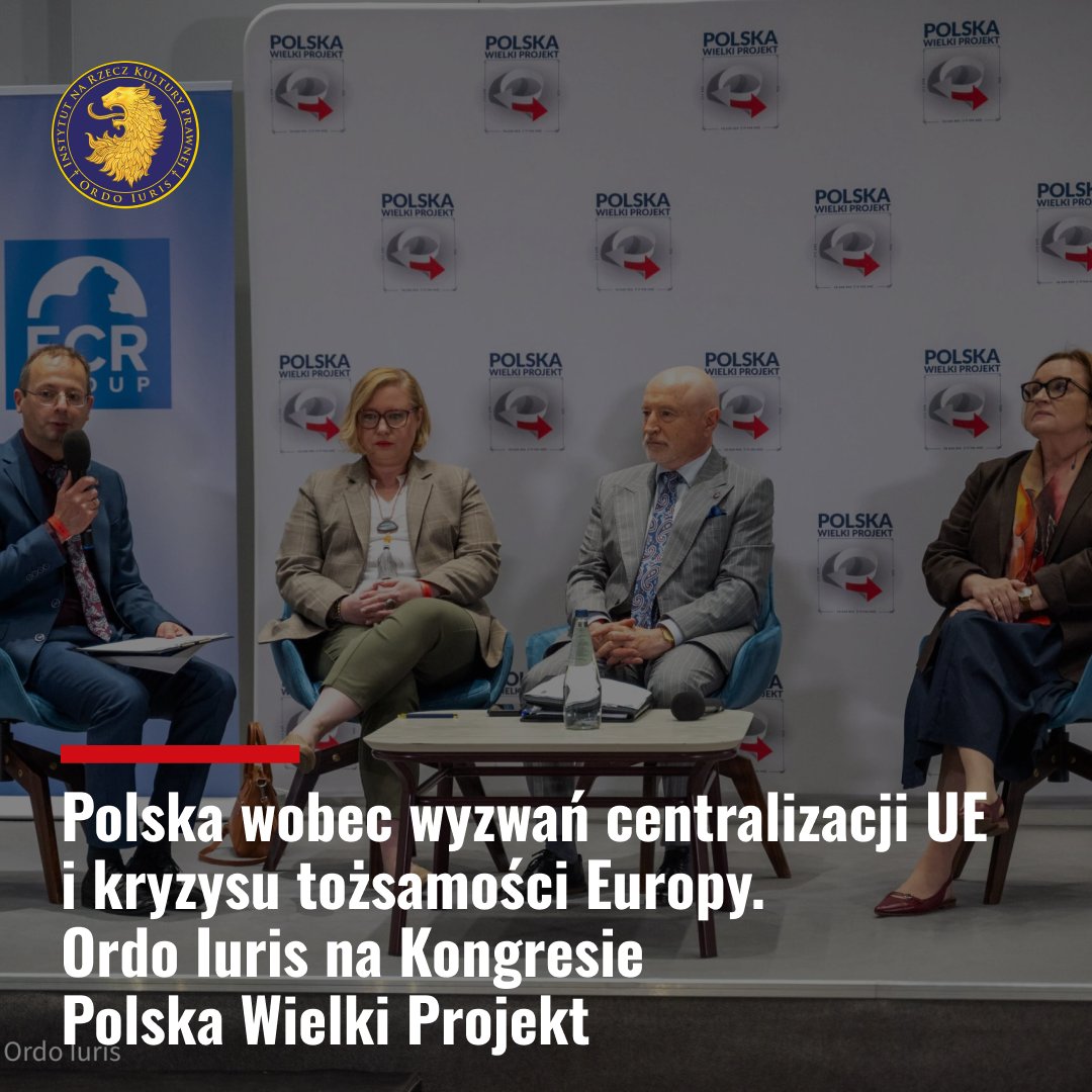 OrdoIuris's tweet photo. 🟢Podczas XVI Kongresu Polska Wielki Projekt miały miejsce dwa panele z udziałem przedstawicieli Instytutu Ordo Iuris poświęcone przyszłości Unii Europejskiej i tożsamości europejskiej prawicy.

Eksperci, publicyści i politycy debatowali o procesach centralizacji UE, roli państw narodowych oraz chrześcijańskich fundamentach cywilizacji europejskiej.

Uczestnicy wskazywali na potrzebę budowy alternatywnej wizji Europy opartej na suwerenności państw i współpracy narodów.

W dyskusjach udział wzięli https://t.co/NtN9e8fU3y. @AnnaZalewskaMEP , Jarosław Lindenberg, @ARybinska, @PatrykJaki, @KacperKita  i @Olivier_Bault .

Instytut Ordo Iuris oraz Centrum Życia i Rodziny były partnerami wydarzenia i prezentowały swoją działalność na stoiskach kongresowych.

Czytaj więcej: https://t.co/0VyiQH1Pal