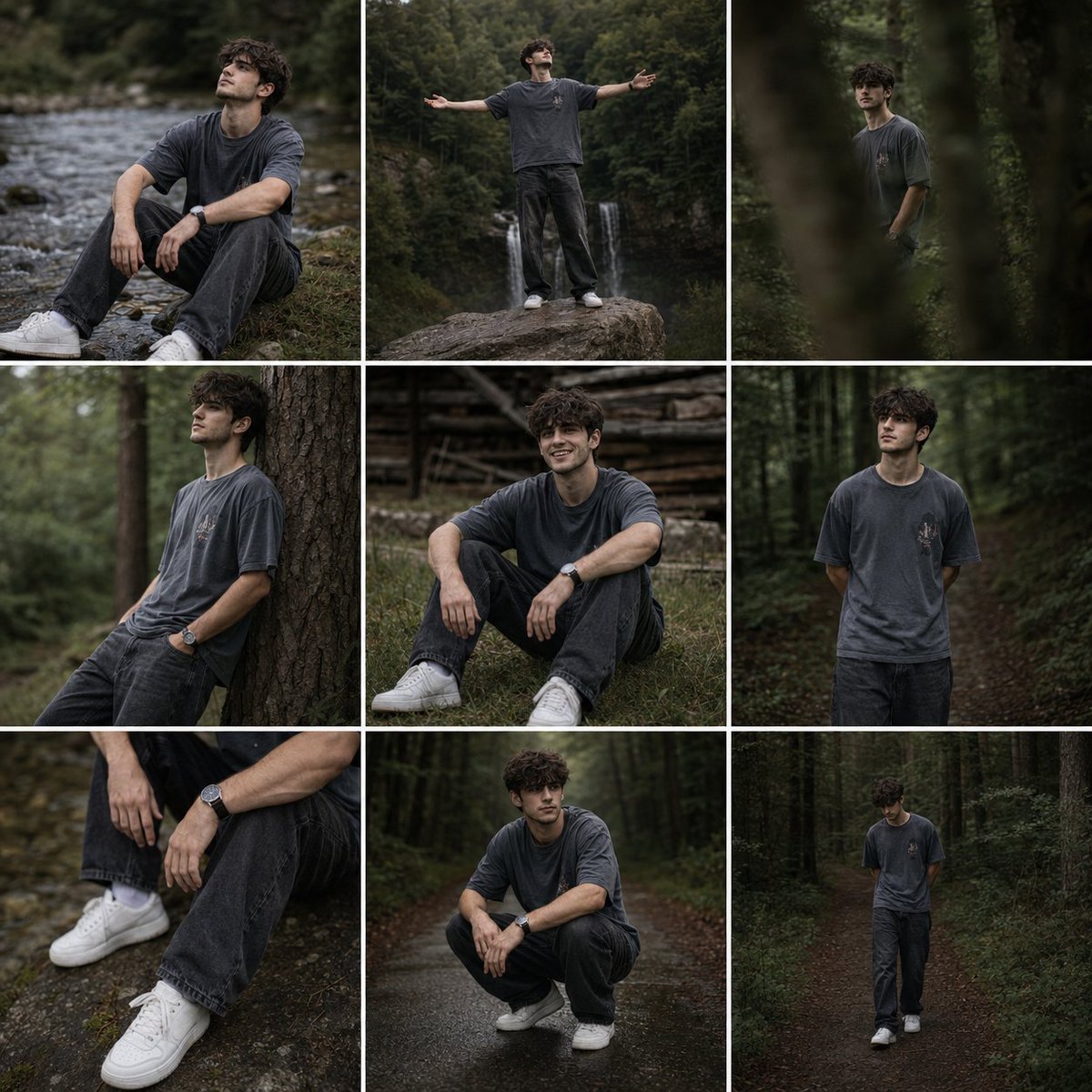 Forest Lifestyle Editorial Moodboard