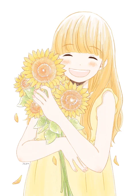 向日葵みたいな女の子(再掲)