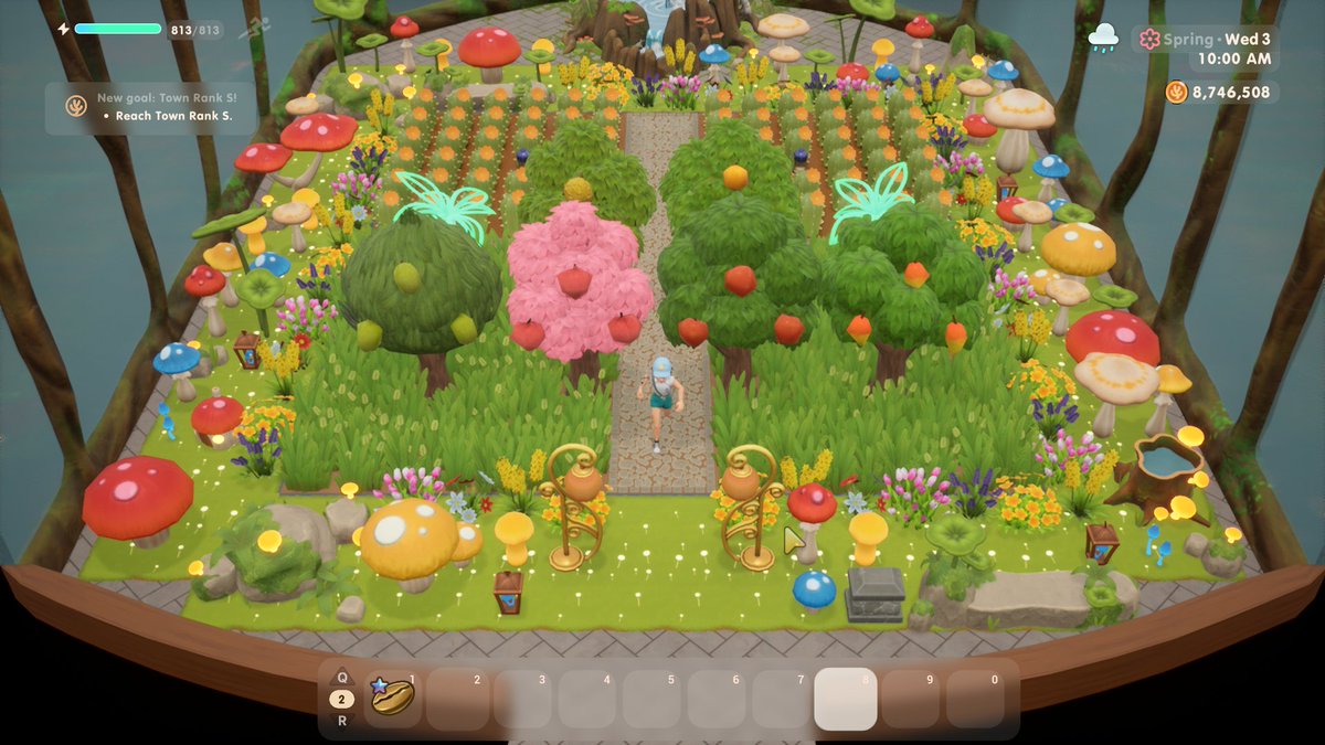stairwaygames's tweet photo. In this farm, the crops, fruits, and flowers flourish no matter where you look. Every corner feels full of life, making the entire place look vibrant, cozy, and thriving🌿✨

Farm designed by sulsul (Discord)

#CIFarmDesigns @coralislandgame https://t.co/PIimllZbhp