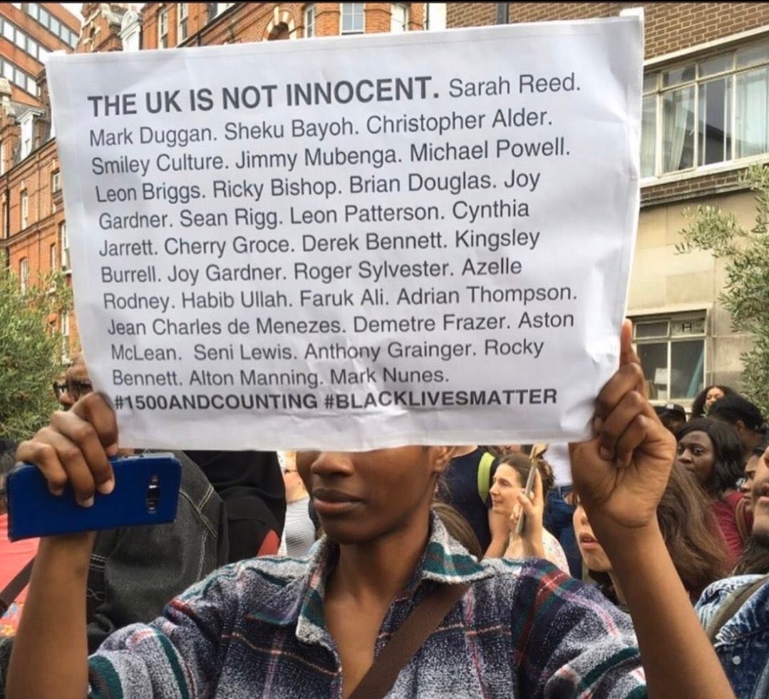 ICtrlUMankylol's tweet photo. Names of Black and Brown people who have died at the hands of incompetent  police. 👇🏾👇🏾

We’ve been telling you people for decades, now it’s at your door you suddenly gaf!!

Kmt 😮‍💨 https://t.co/pH7H44Lah8