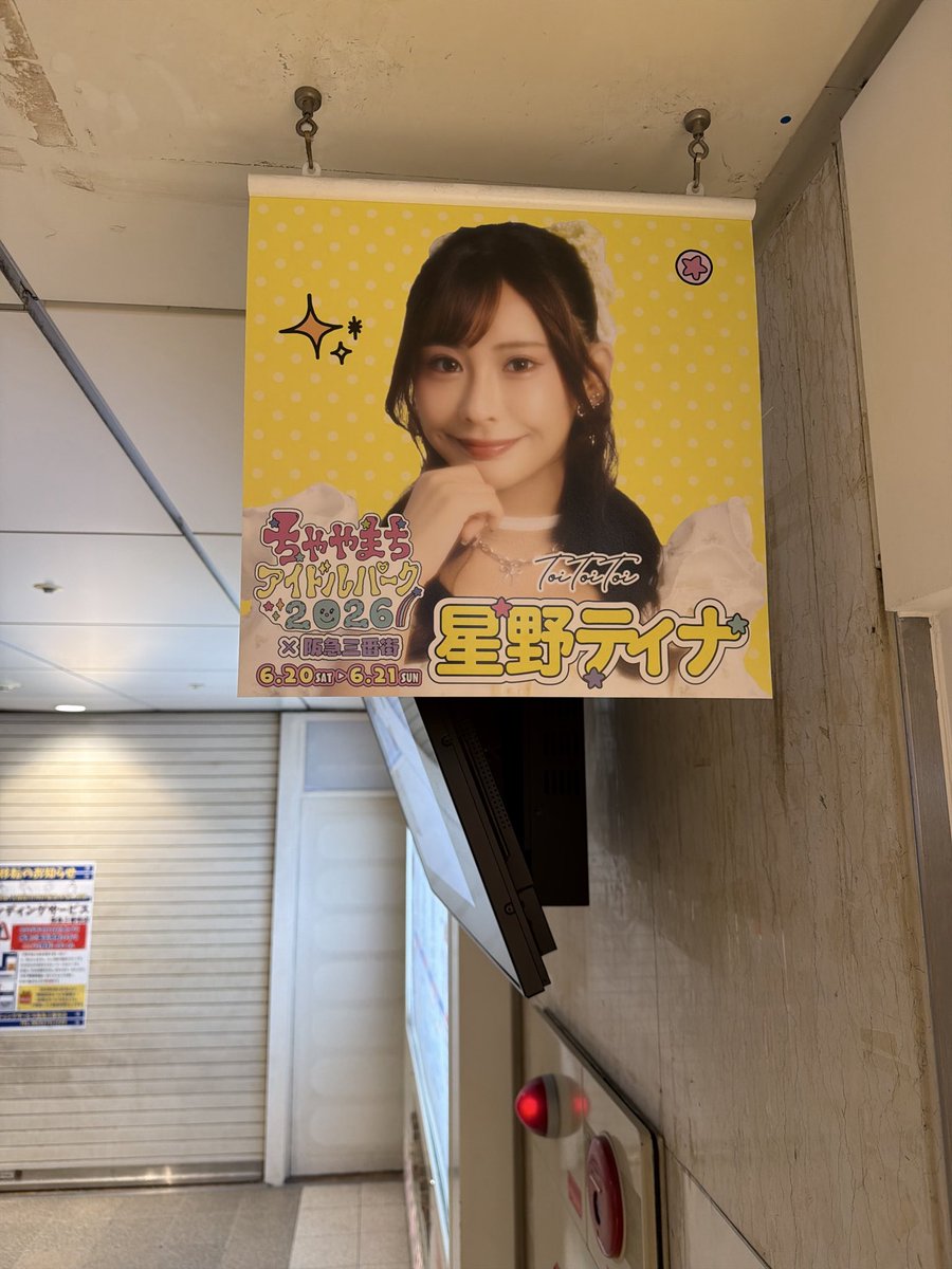 _Otter_com's tweet photo. 阪急梅田にティナさん！！ https://t.co/Fh960jk3Sc