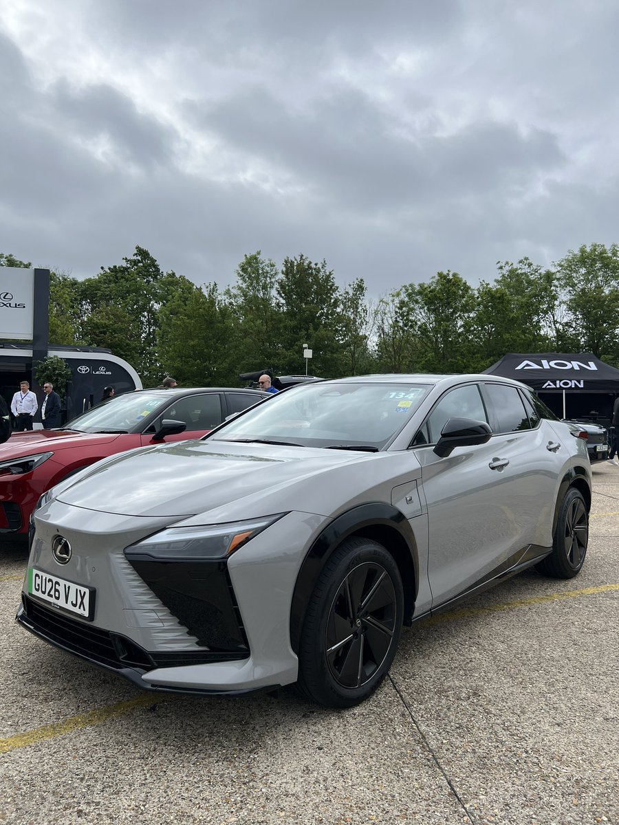 Carsofglasgow1's tweet photo. The other week I tested the new Lexus RZ550e. The first car which I have driven with a yoke. 
Video will be out later this week, in the mean time what do you think about the yoke steering ‘wheel’? @LexusUK https://t.co/leXOg75gOj