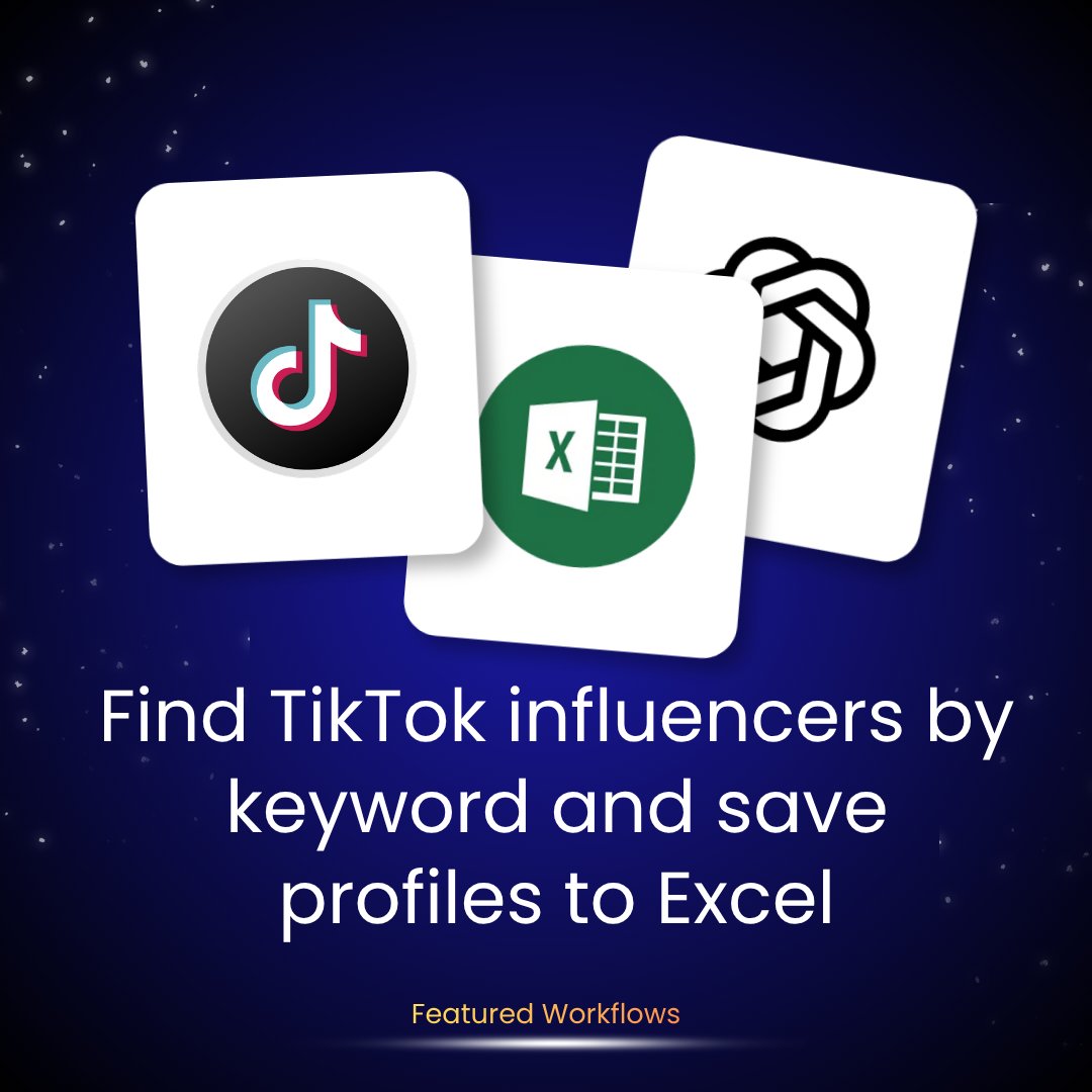 AutomaApp's tweet photo. Most brands are looking for #influencers the hard way.
Search TikTok
Open profiles
Copy data
Repeat
This #Automa template scrapes #TikTok influencers by keyword automatically, turning hours of research into minutes.
Grab it: https://t.co/YMry7vhwWf
#Marketing #AI #Automation #RPA https://t.co/W7DAoRWd68