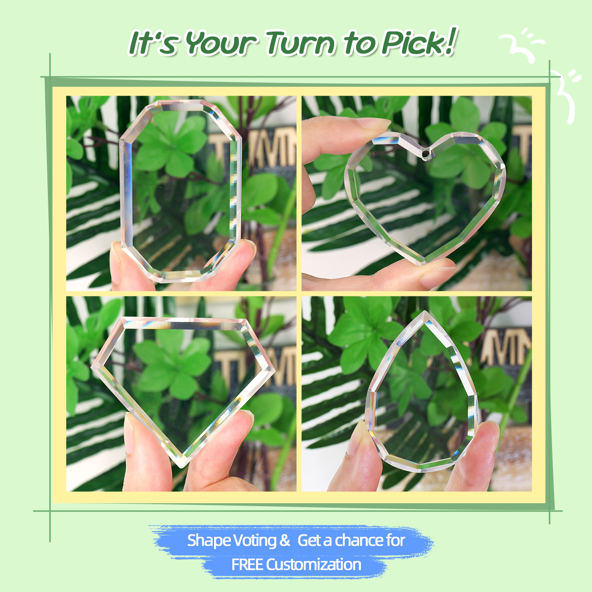 VograceCharms's tweet photo. 🔥 GIVEAWAY: 10 WINNERS! 🔥
Get our brand-new Diamond Keychains for FREE! 💎
🔄 RT this post & tag a creator friend! 
👇 Comment your favorite shape
🔸 Diamond / 🔸 Heart / 🔸 Square / 🔸 Teardrop
Vote & win your own set here! 👇 https://t.co/r2eZX7tTPR
