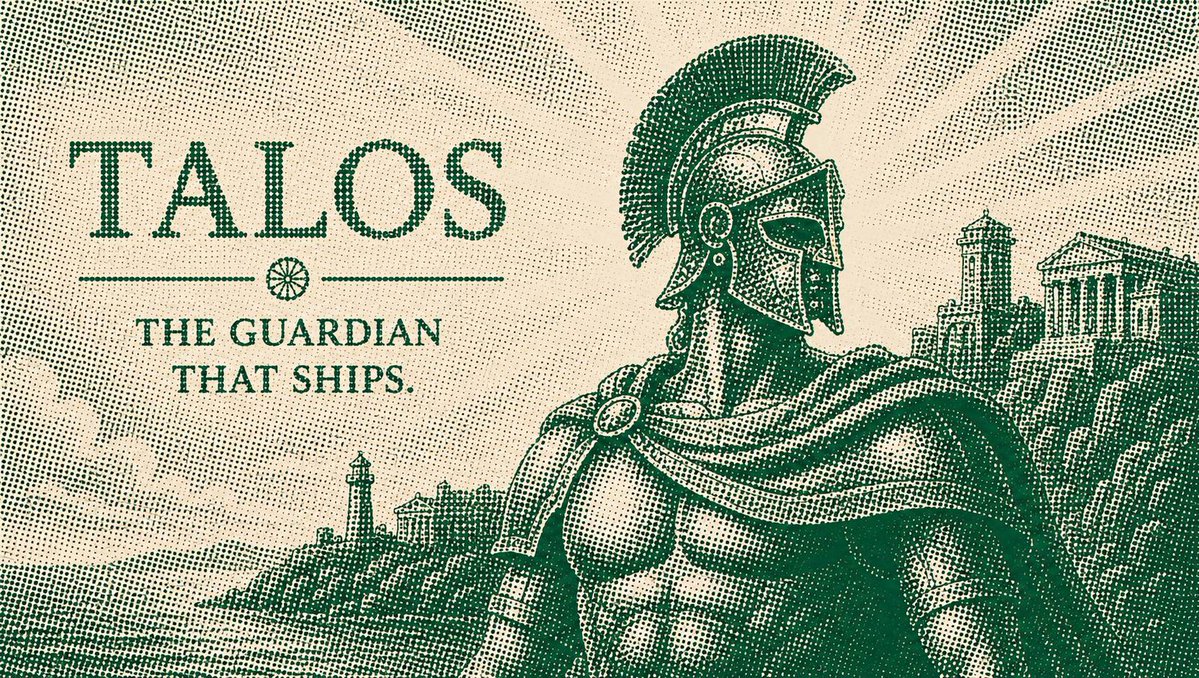 Talos_research's tweet photo. 1/ 

Today we’re releasing Talos. ⚜

An agent that builds, tests, and deploys software autonomously it doesn’t suggest, it ships.

Why we built it, and how a Mixture of Agents makes it reliable 🧵 https://t.co/GpoC52jN2L