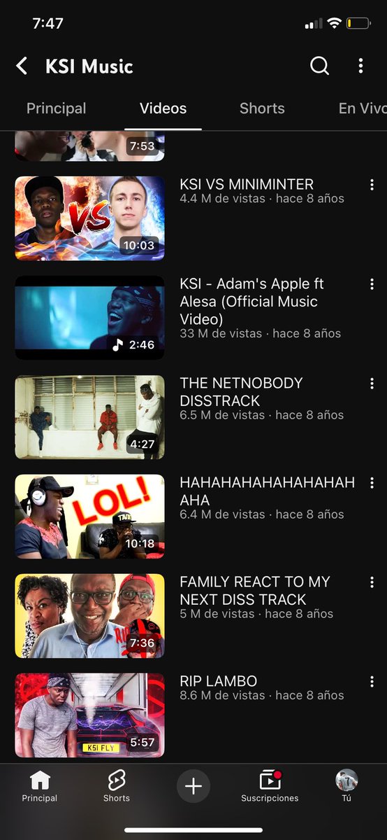 OverShadowK's tweet photo. @RiggOrton @messinhhoo10 @lfc_anton 10m views a video… sure. Notice how during that period, the only videos that got 10m+ were either the disstracks or videos related to the sidemen, not a single video that didn’t involve the sidemen in someway 10m+ (even some that did didn’t hit that mark either) https://t.co/AwEKM8wgVE